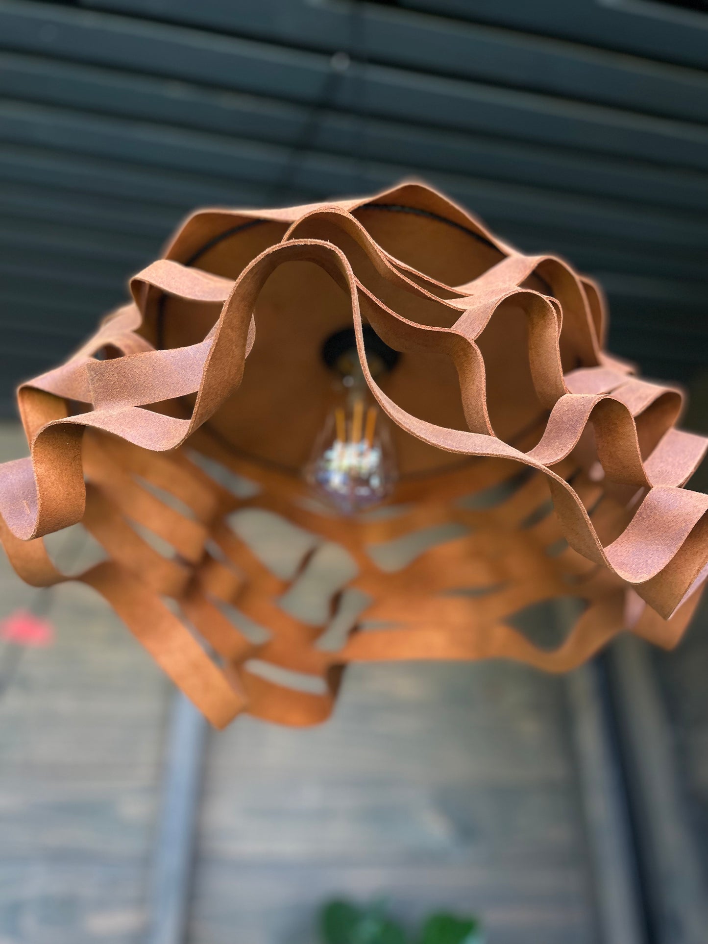 Lámpara colgante Nuuk Camel