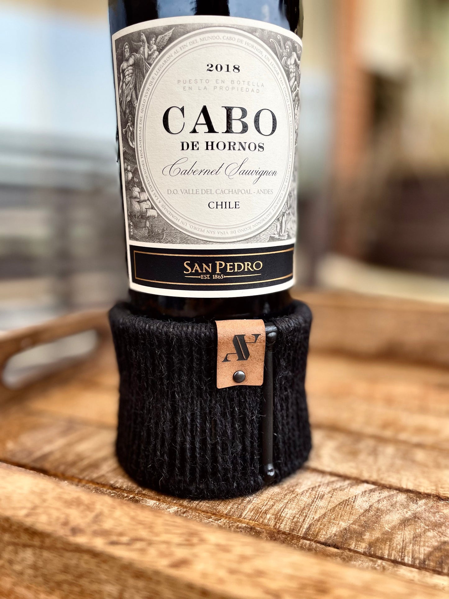 Cubrebotella de Vino Posu Negro