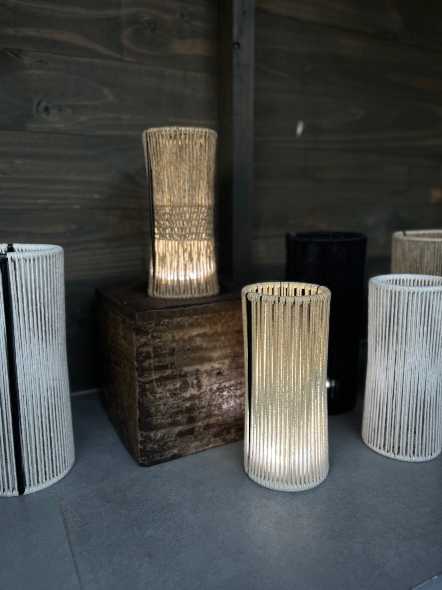 lámpara de mesa Inalámbrica Beira degrade café