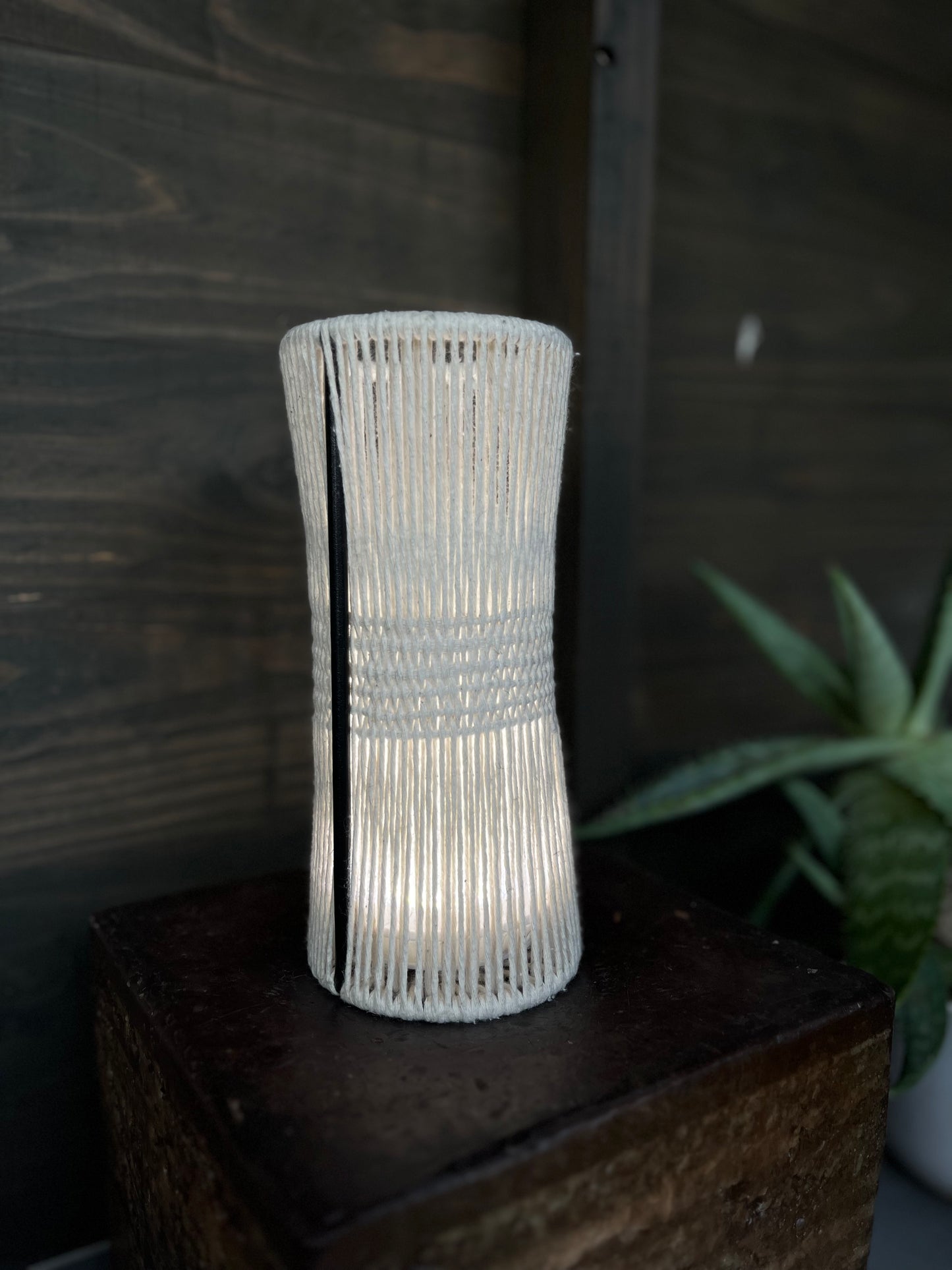 lámpara de mesa Inalámbrica Beira Blanco Telar