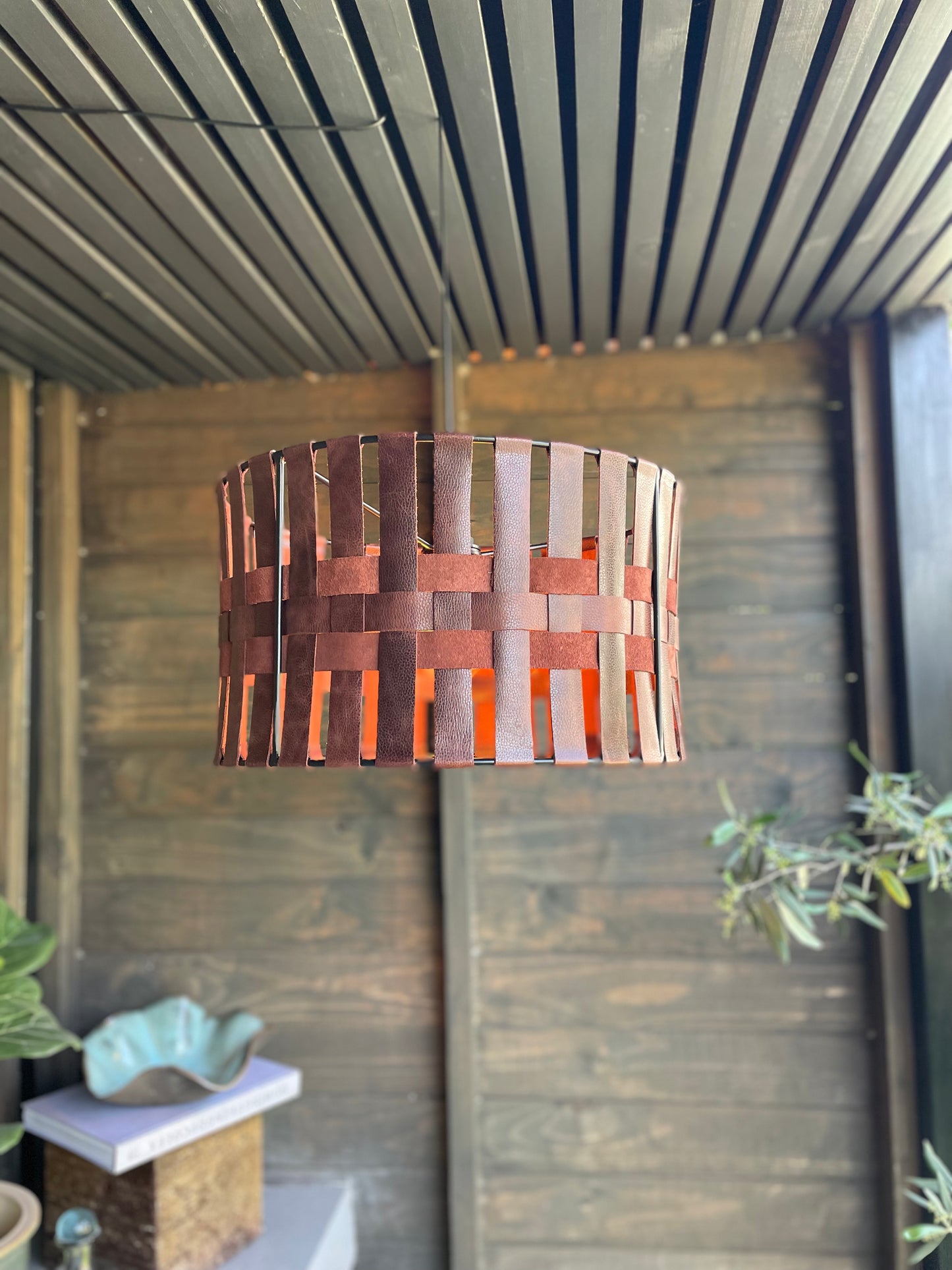 Lámpara colgante Mulay Burdeo