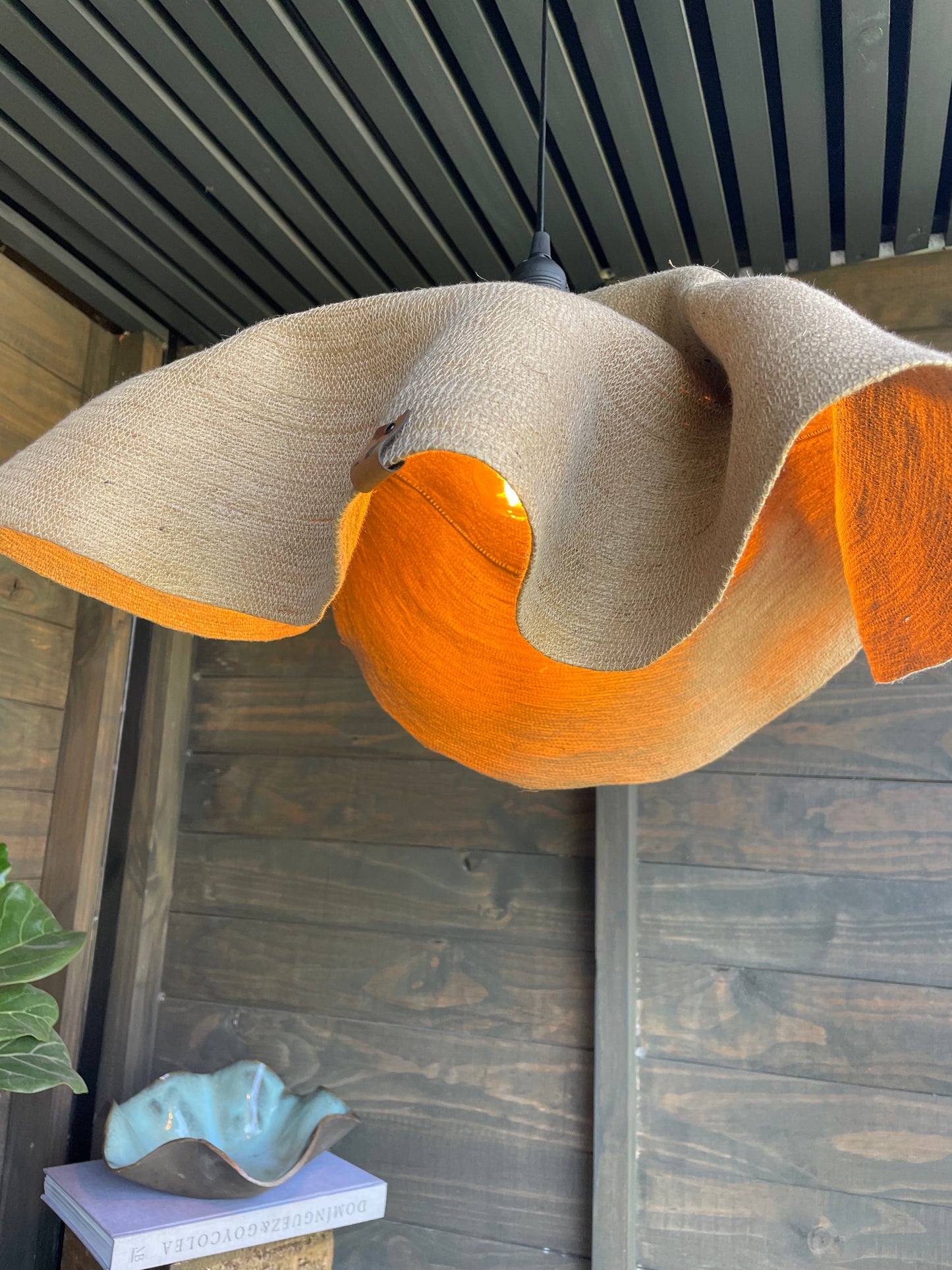 Lámpara colgante Kenia Natural