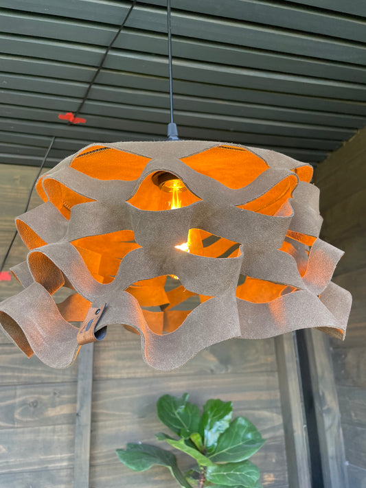 Lámpara colgante Nuuk Taupe