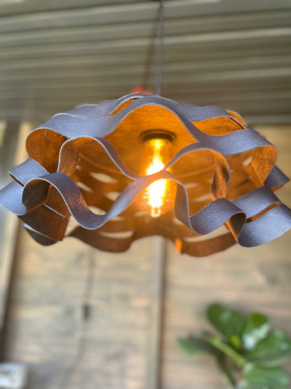 Lámpara colgante Nuuk Negra