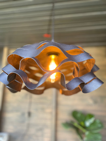 Lámpara colgante Nuuk Negra