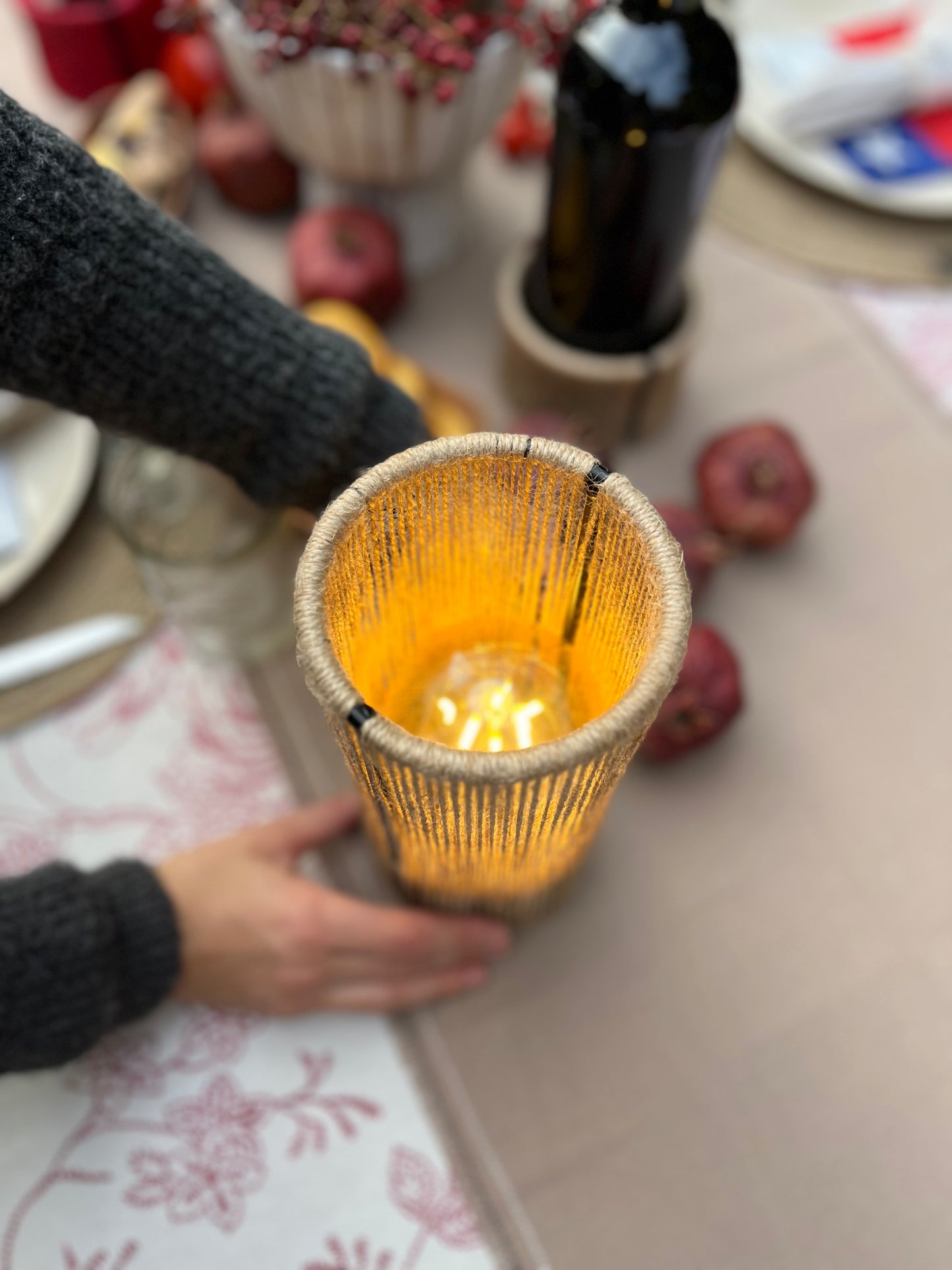lámpara de mesa Inalámbrica Beira Natural