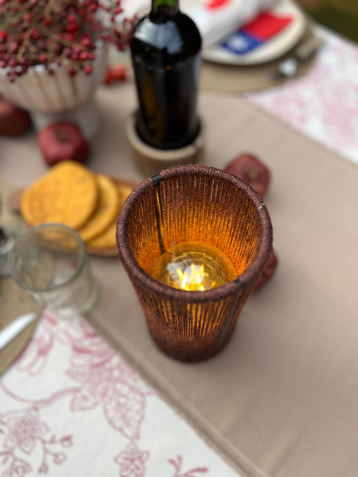 lámpara de mesa Inalámbrica Beira chocolate