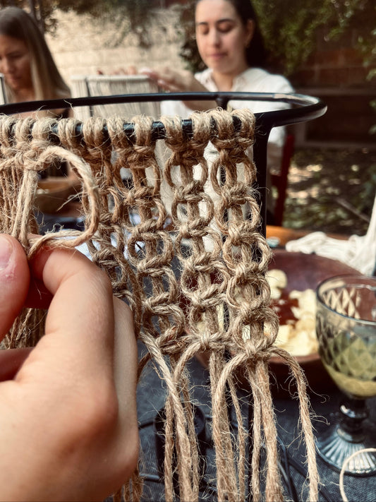 Taller Mensual Lámparas de Macramé