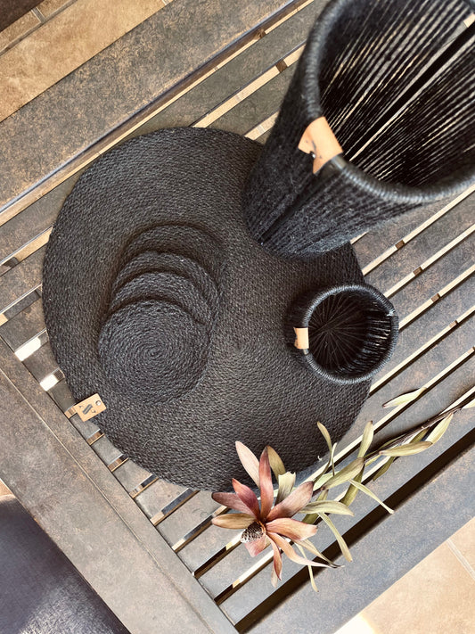 Kit de Mesa Alondra Ovalado Negro