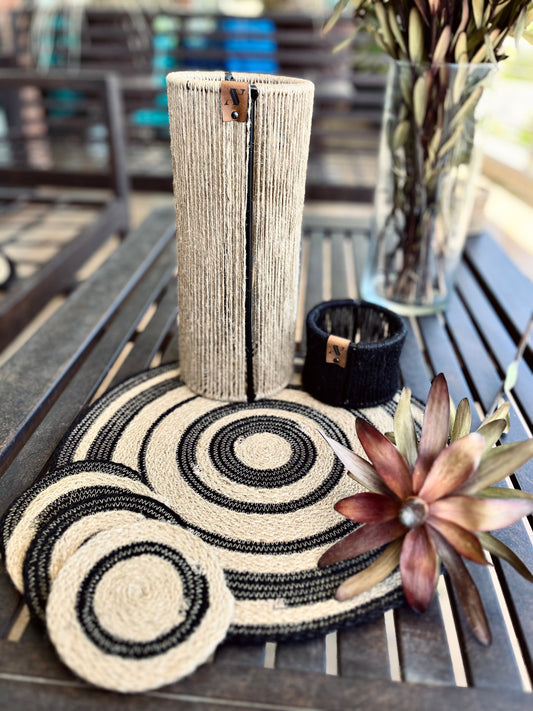 Kit  de Mesa Alondra Redondo Rallado