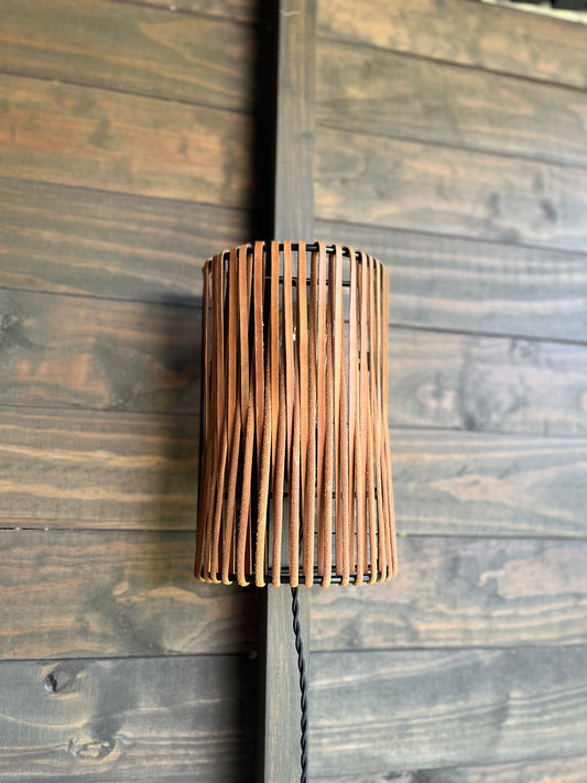 Lámpara Aplique Gadir Cuero camel