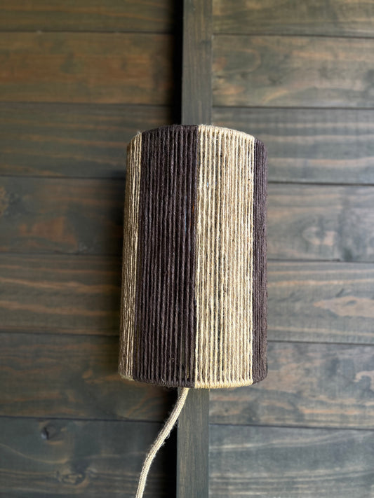 Lámpara Aplique Gadir Yute-Chocolate