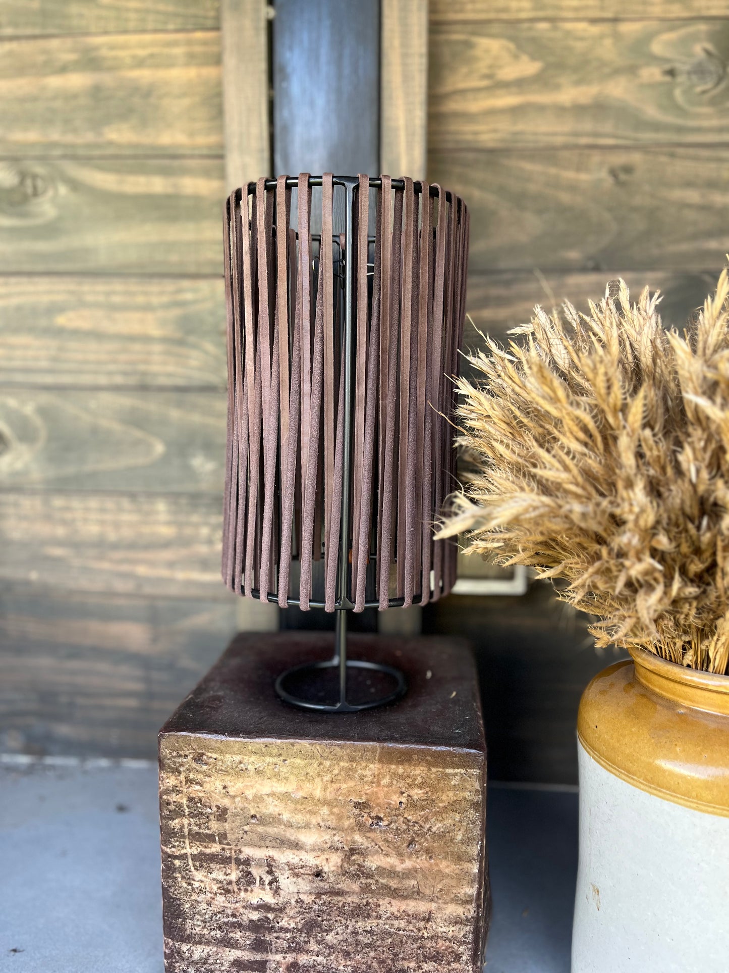 Lámpara de mesa Bornos Chocolate