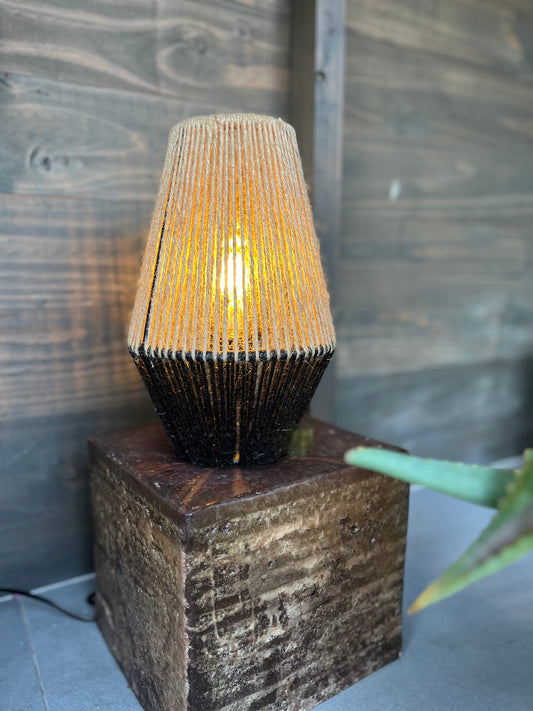 Lámpara de mesa Osaka Bicolor Yute
