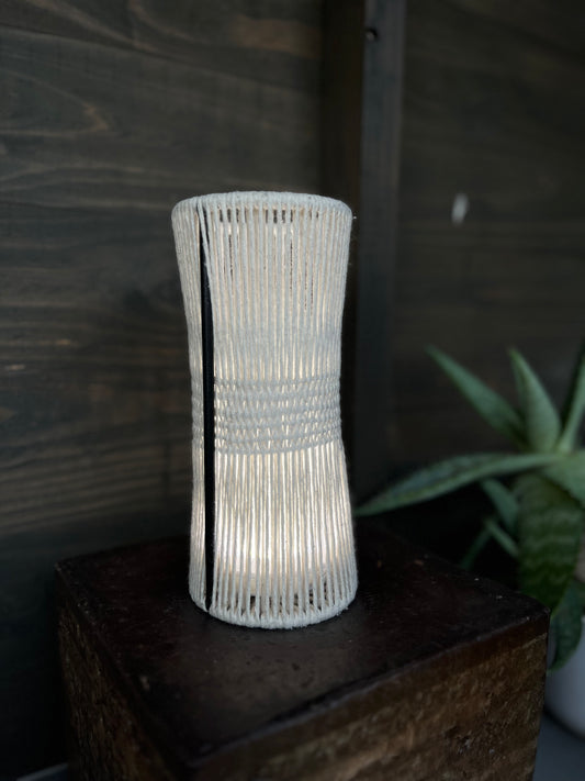 lámpara de mesa Inalámbrica Beira Blanco Telar