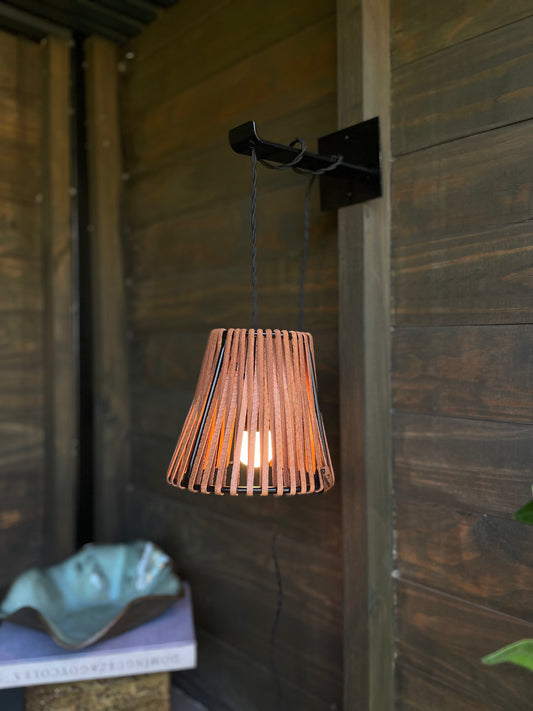 Lámpara Aplique Fez Cuero camel