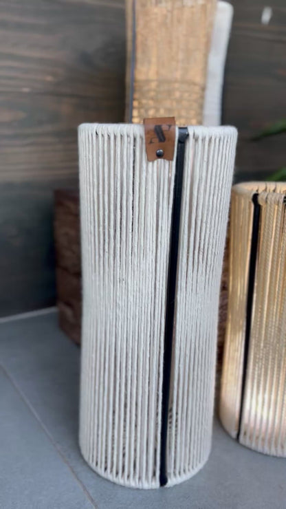 lámpara de mesa Inalámbrica Beira Natural Telar
